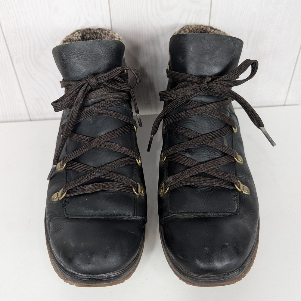 Merrell Eventyr Bluff Fashion Hiking Boots Size 9 Women's Black Brown Leather - Picture 5 of 13